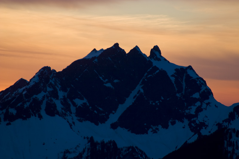 Three Fingers At Sunset